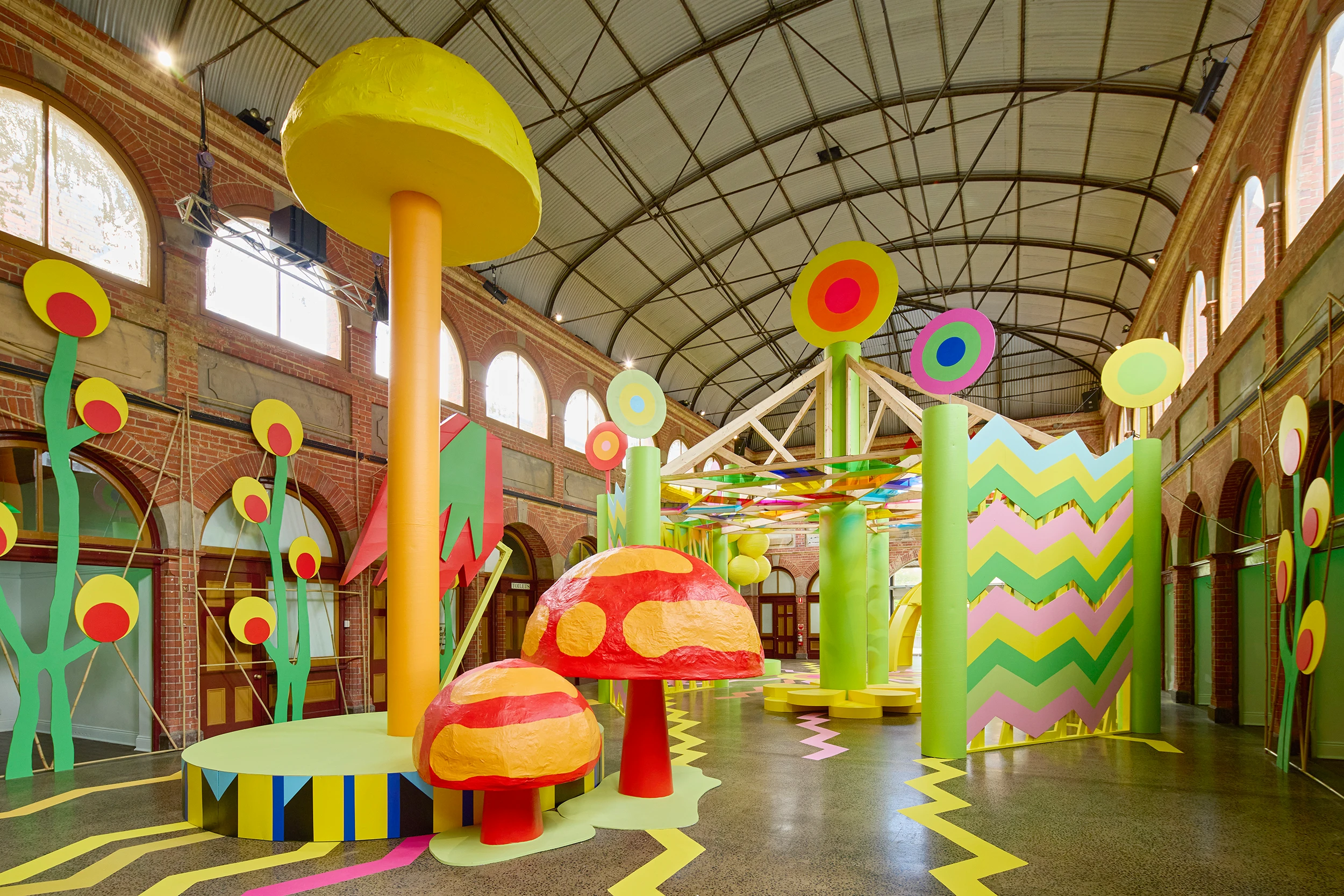 London Artist Morag Myerscough s Bright Colourful World Arrives At 